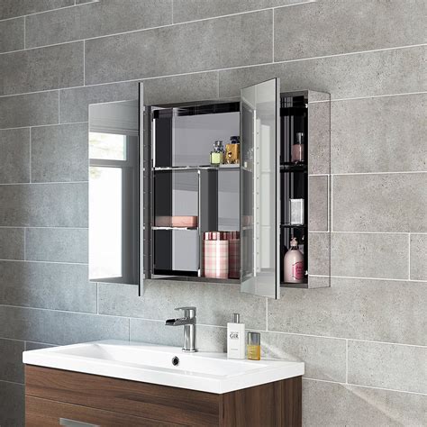 bathroom cabinets stainless steel mirrored|traditional bathroom cabinet with mirror.